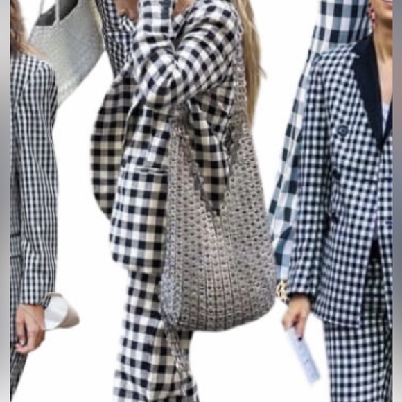 Brand New Vera Pelle Made in Italy taupe Leather Suede Hobo Shoulder Bag - Picture 13 of 16